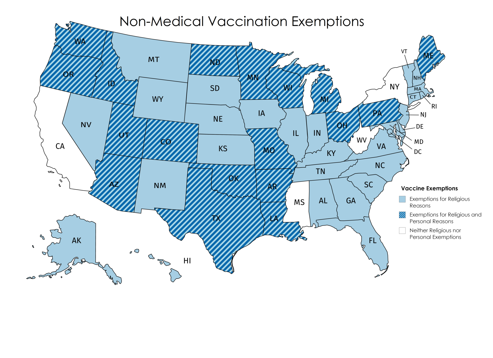The Geography of Risk: Skipping School Vaccinations - FutureEd