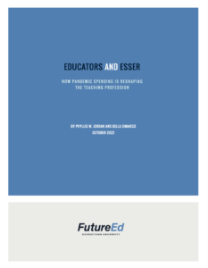 Thumbnail of the cover for the Educators and ESSER report, linking to the full report.